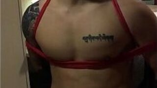 Азиатки, китайцы, японцы, татуированные мускулистые мужчины, гей, БДСМ, отказ в оргазме, соблазняют, игра с веревкой, контроль сперм - порно видео